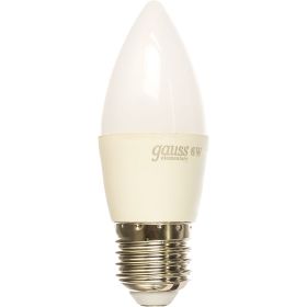 Лампа LED Candle 6W E27 4100K Gauss Elementary 33226 (артикул 15629962) – фото 1