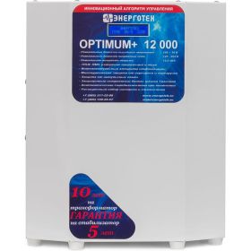 Стабилизатор напряжения (12000 HV ±10 В 165-300 В) Энерготех OPTIMUM 514431 (артикул 15866711) – фото 1