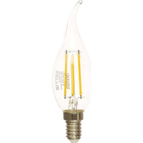 Лампа Gauss LED Filament Свеча на ветру E14 7W 580lm 4100K 104801207-S (артикул 15869313) – фото 1
