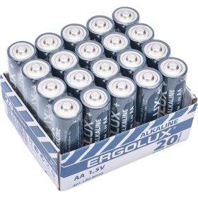 Батарейка Ergolux LR6 Alkaline BP-20 (ПРОМО, LR6 BP20, 1.5В) 14675 (артикул 20662114) – фото 1
