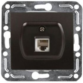 Телефонная розетка Volsten V01-14-F12-M, RJ -11, Magenta Nero, 9993 (артикул 15085867) – фото 1