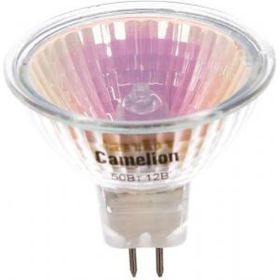 Галогенная лампа Camelion MR-16 50W 12V с защ.стеклом 3060 (артикул 15084358) – фото 1