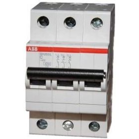 Автоматический модульный выключатель ABB 3п C SH203L 4.5кА 6А 2CDS243001R0064 (артикул 15171975) – фото 1