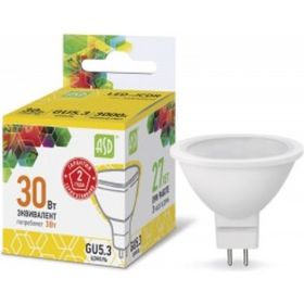 Светодиодная лампа ASD LED-JCDR-std 3Вт, 230В, GU5.3, 3000К, 270Лм 4690612002248 (артикул 16386004) – фото 1