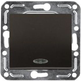 Проходной переключатель Volsten Magenta Nero с индикатором V01-14-P12-M 9997 (артикул 15085871) – фото 1