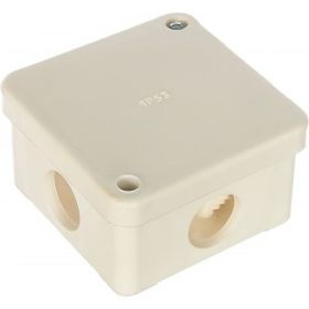 Разветвительная коробка STEKKER 250/380В 10А IP44 4 ввода белая EBX10-27-44 КЭМ 3-10-4 П 32747 (артикул 15965049) – фото 1