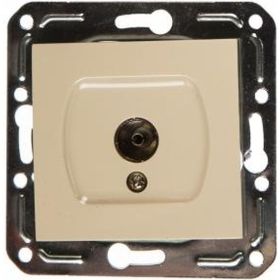 Телевизионная розетка Volsten V01-12-T11-M Magenta Crema, 9054 (артикул 15085827) – фото 1