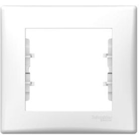 Рамка Schneider Electric 1-местная Sedna белая SchE SDN5800121 (артикул 15170421) – фото 1