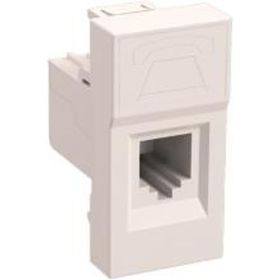 Телефонная розетка IEK РКФ-10-00-П RJ-11, категория 3, 1 модуль CKK-40D-RT1-K01 (артикул 15167317) – фото 1