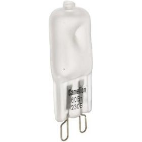 Матовая галогенная лампа без рефлектора G9 60W 220V 2000 часов Camelion 5557 (артикул 15084315) – фото 1