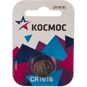 Элемент питания КОСМОС CR 1616 1BL 162713 (артикул 15933328) – фото 1