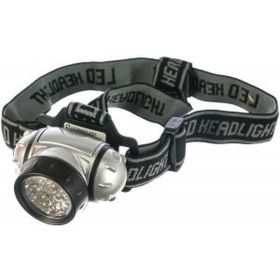 Налобный фонарь Ultraflash LED 5353 (металлик, 19LED, 4 реж, 3XR03, пласт, коробка) 10262 (артикул 15084295) – фото 1