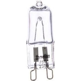 Прозрачная галогенная лампа без рефлектора G9 75W 220V 2000 часов Camelion 5618 (артикул 15084318) – фото 1