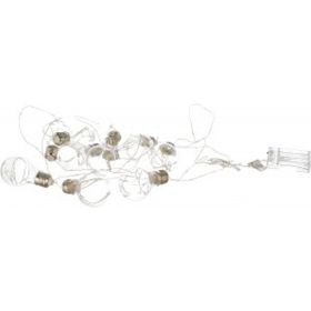 Гирлянда FERON 100 LED, 2700K, 10 подвесов, батарейки 3*AAA, IP20, CL580 32368 (артикул 15828903) – фото 1