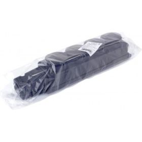 Колодка Bemis BK1-1402-2614/3614 4 гнезда с заземлением и крышкой каучуковая 220 В 16 А IP54 черная 8698523916148 (артикул 16134384) – фото 1