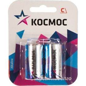 Батарейка LR LR14 Максимум BP2 2шт КОСМОС KOCLR14MAX2BL (артикул 15429304) – фото 1