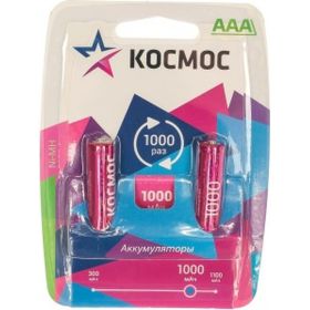Аккумуляторные батарейки КОСМОС R03 NI-MN 1000мАч (артикул 15429005) – фото 1