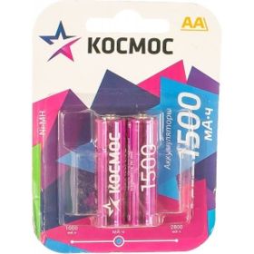 Аккумуляторные батарейки, R6 NI-MN BP-2 КОСМОС KOCR6NIMH (1500mA) (артикул 15429007) – фото 1