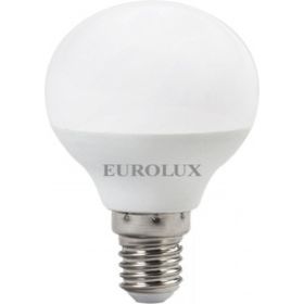 Светодиодная лампа Eurolux LL-E-G45-7W-230-4K-E14/шар, 7Вт, нейтральный, Е14 76/2/6 (артикул 16278745) – фото 1