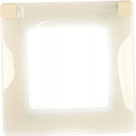 Рамка Legrand ETIKA 1п IP44 слоновая кость 672560 (артикул 16015213) – фото 1