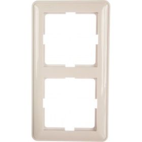 Двухместная рамка, белая Schneider ELectric СП W59 KD-2-18 (артикул 15567823) – фото 1