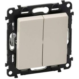 Механизм выключателя Legrand 2-кл. СП Valena Life 10А IP20 250В Leg 752505 1180941 (артикул 15788617) – фото 1