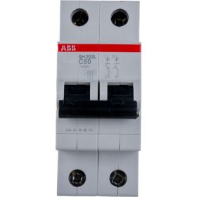 Автоматический выключатель ABB 2-полюсной SH202L C50 2CDS242001R0504 (артикул 16024164) – фото 1