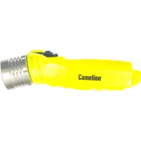 Фонарь Camelion LED51534, желтый, LED 3W SEOUL глуб 30м, 4xLR6, дайв, пласт+алюм., блистер 13360 (артикул 15831720) – фото 1