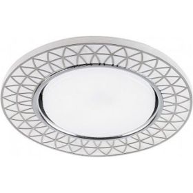 Встраиваемый потолочный светильник с подсветкой FERON CD9914 20LEDх2835 SMD, 4000K, 15W, GX53, без лампы 32982 (артикул 16176483) – фото 1