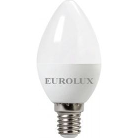 Светодиодная лампа Eurolux LL-E-C37-5W-230-4K-E14 /свеча, 5Вт, нейтр., Е14/ 76/2/3 (артикул 16278753) – фото 1