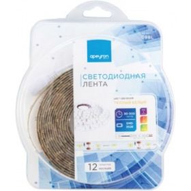 Светодиодная лента в блистере APEYRON 12В, 4,8Вт/м, smd 3528, теплый белый 09BL (артикул 16154232) – фото 1