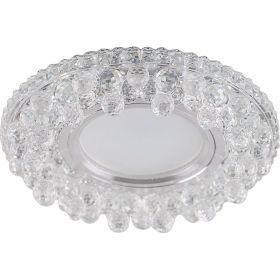 Потолочный светильник FERON 15LED 2835 SMD 4000K, MR16 50W G5.3, прозрачный, CD941 32654 (артикул 16006265) – фото 1