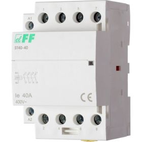 Модульный контактор F&F с индикатором включения, ST-40-40 EA13.001.004 (артикул 16140080) – фото 1