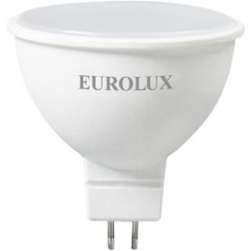Лампа Eurolux светодиодная LL-E-MR16-7W-230-4K-GU5.3 /рефлектор, 7Вт, нейтр., GU5.3/ 76/2/24 (артикул 16278754) – фото 1