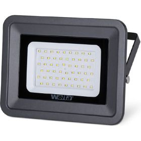 Светодиодный прожектор Wolta 5700K, 50 W SMD, IP 65, цвет серый, слим WFL-50W/06 (артикул 15784841) – фото 1