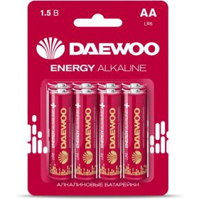 Алкалиновая батарейка DAEWOO LR 6 ENERGY Alkaline 2021 BL-8 5031081 (артикул 17371524) – фото 1