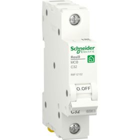 Автоматический выключатель Schneider Electric RESI9 АВ С 32А 1P 6000A R9F12132 (артикул 18322447) – фото 1