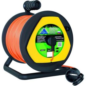 Удлинитель с выносной розеткой Партнер-Электро GardenLine с/з ПВС 3х0,75 10A 40м IP 44 UG104B-140BL (артикул 15908668) – фото 1