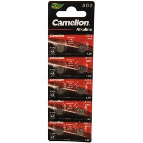 Батарейка для часов Camelion G2 BL-10 Mercury Free AG2-BP10 0%Hg 396A/LR726/196 12810 (артикул 15905359) – фото 1