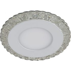 Светодиодный светильник ЭРА DK LED 14 SL/WH круглый белая подсветка 3 3W прозрачный/белый Б0036495 (артикул 15981188) – фото 1