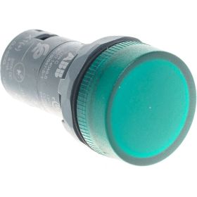 Лампа ABB CL2-520G зелёная со встроенным светодиодом 220В DC 1SFA619403R5202 (артикул 16314192) – фото 1