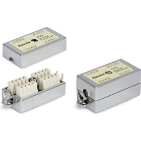 Проходной адаптер Hyperline, CA-IDC-C5e-SH-F-WH, coupler, Dual IDC, категория 5e, 4 пары 23534 (артикул 16521806) – фото 1