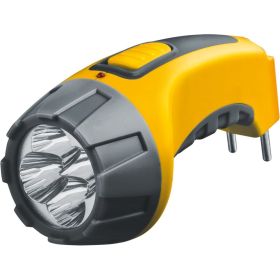 Фонарь Navigator, NPT-CP03-ACCU, пластик, 4LED, прямой, зарядка, аккумулятор 4В, 500мАч 94951 (артикул 16288035) – фото 1