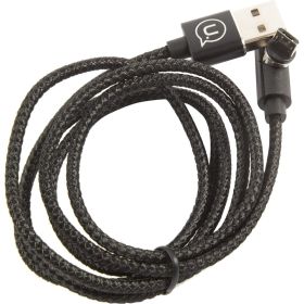 Магнитный дата-кабель USAMS US-SJ446 U54 USB – Micro USB, 2A (1 м), нейлоновая оплетка, черный УТ000024914 (артикул 18074851) – фото 1