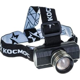 Фонарь КОСМОС с зумом, 3Вт ХРЕ, литий 1200mAh, зарядка micro USB, шнур в комплекте KocH3WZoo (артикул 16696531) – фото 1