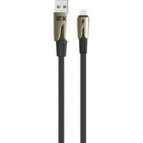 Кабель USB-8-pin Exployd для зарядки телефона 1M 2.1A черный EX-K-1038 (артикул 17579545) – фото 1