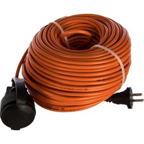 Удлинитель шнур Gigant б/з ПВС 2х0,75 6A 50м IP 44 PE-017 (Россия) (артикул 16042870) – фото 1
