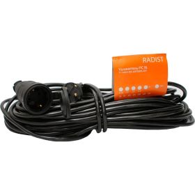 Удлинитель Радист РС16 10А 1 гнездо 3*0,75 20м IP44 чёрный 2590 (артикул 16150548) – фото 1