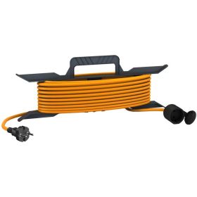 Удлинитель шнур Партнер-Электро GardenLine на рамке б/з ПВС 2х0,75 10A 30м IP 44 US201B-130OR (артикул 15908680) – фото 1
