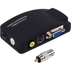Конвертер REXANT BNC\RCA + S-video на VGA в комплекте переходник гн. BNC – шт. RCA 17-6932 (артикул 16380571) – фото 1